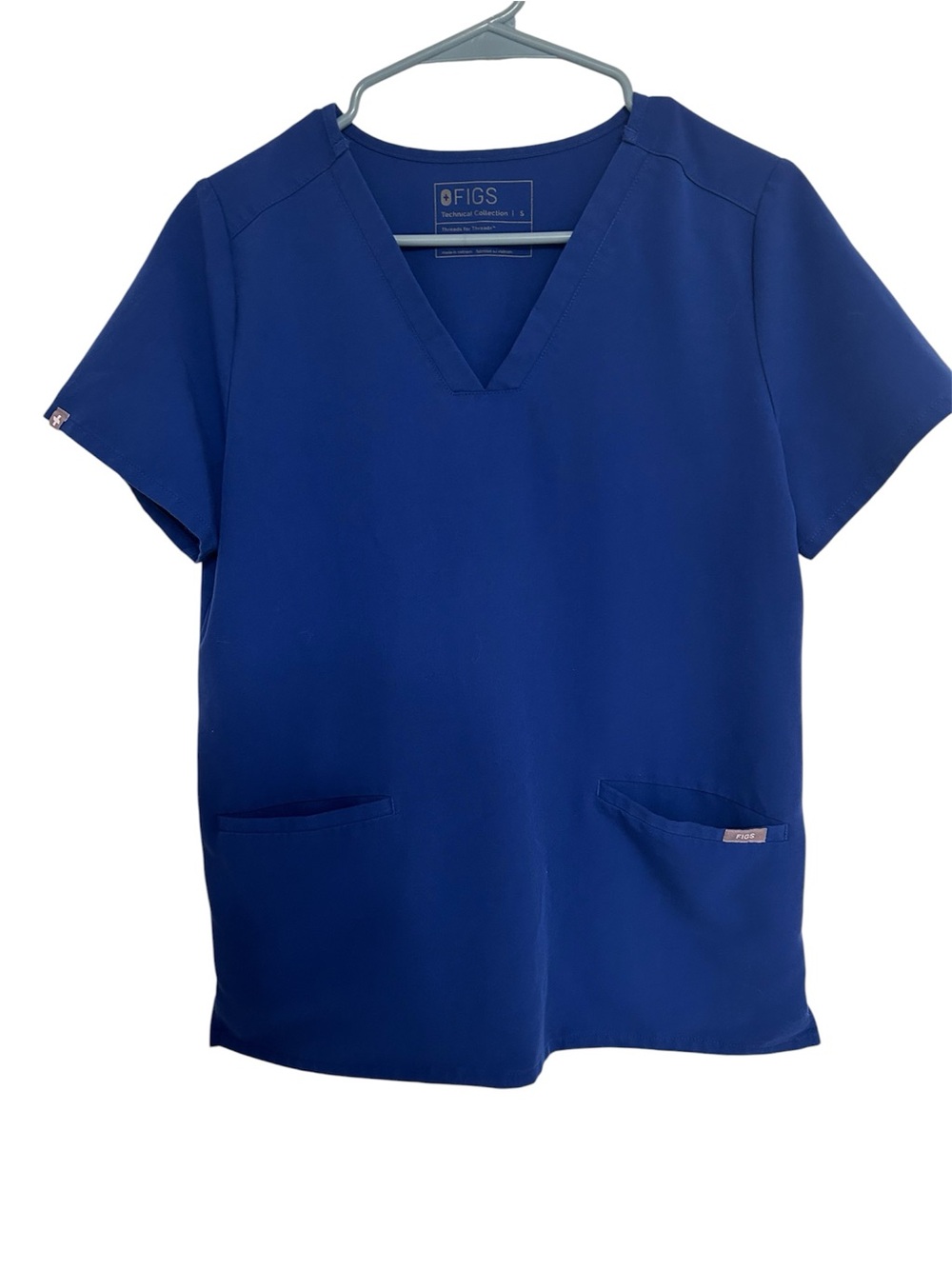 Figs Technical Collection Women's V-Neck Scrub Top Size Small